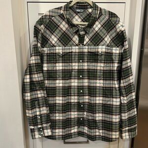 STIO men’s slip stone midweight flannel shirt size XXL